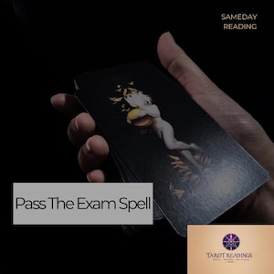 Pass The Exam  Boost Focus, Confidence Luck for Test Success – Same Day Powerful Ritual for Students & Academic Goals