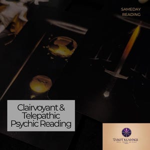 Hellsichtig & Telepathische Psychic Reading | In-Tiefe Tarot Einsicht | Spirituelle Anleitung | Same Day Intuitive Energie Reading