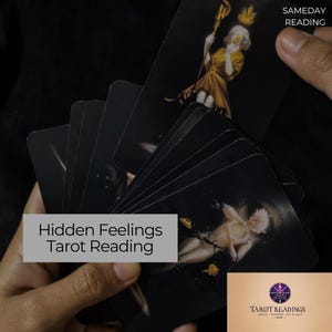 Hidden Feelings Tarot Reading – Discover What They&#39;re Hiding – Psychic Love Reading for Crush, Partner, Twin Flame, or Ex