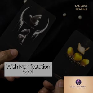 Wish Manifestation  - Powerful Custom Wish Casting for Fast Results - Spiritual Desire Fulfillment Ritual - Same Day Magic