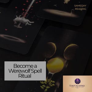 Become a Werewolf  Ritual – Black Magic Shapeshifting– Full Moon Lycanthropy Transformation – Same Day Casting