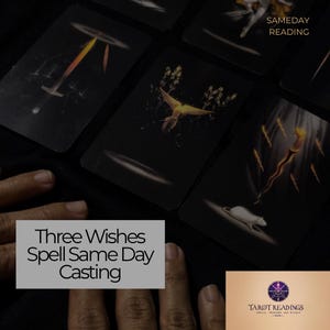 Three Wishes  Same Day Casting – Powerful Wish Manifestation, White & Black Magic, Fast Results, Psychic Energy