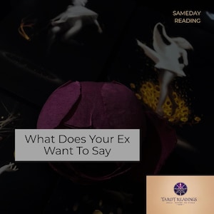 Psychic Love Tarot Reading: Ex's Feelings & Messages - Same Day