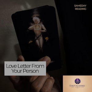 Love Letter From Your Person | Personalized Psychic Love Message | Twin Flame Reading | Soulmate Thoughts & Feelings PDF