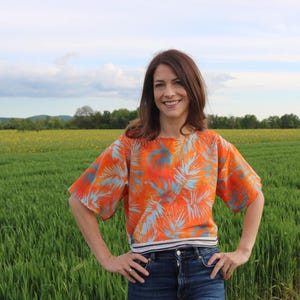 BLOUSE trendy wide sleeves SALLY – sewing pattern size 32 - 48 jolijou