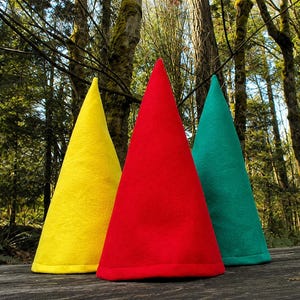 Woodland Gnome Hat – Felt, Handmade, and Ready to Wear