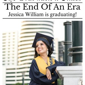 Personalized Graduation Gift for Him, Custom Photo Magnet, Class Of 2025 Gift For Daughter, Graduation Keepsake, Graduation Party Favors