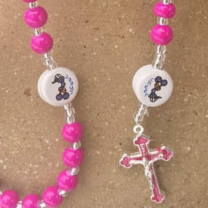 CHEERLEADER Custom Sports Themed Rosary - Personalized CONFIRMATION or Catholic 1st COMMUNION Gift idea for girls