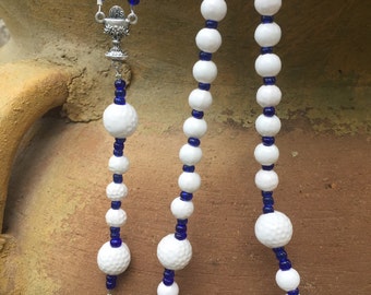 GOLF Custom Sports Themed Rosary - great for Golf Fans or FIRST COMMUNION gift for boy or girl