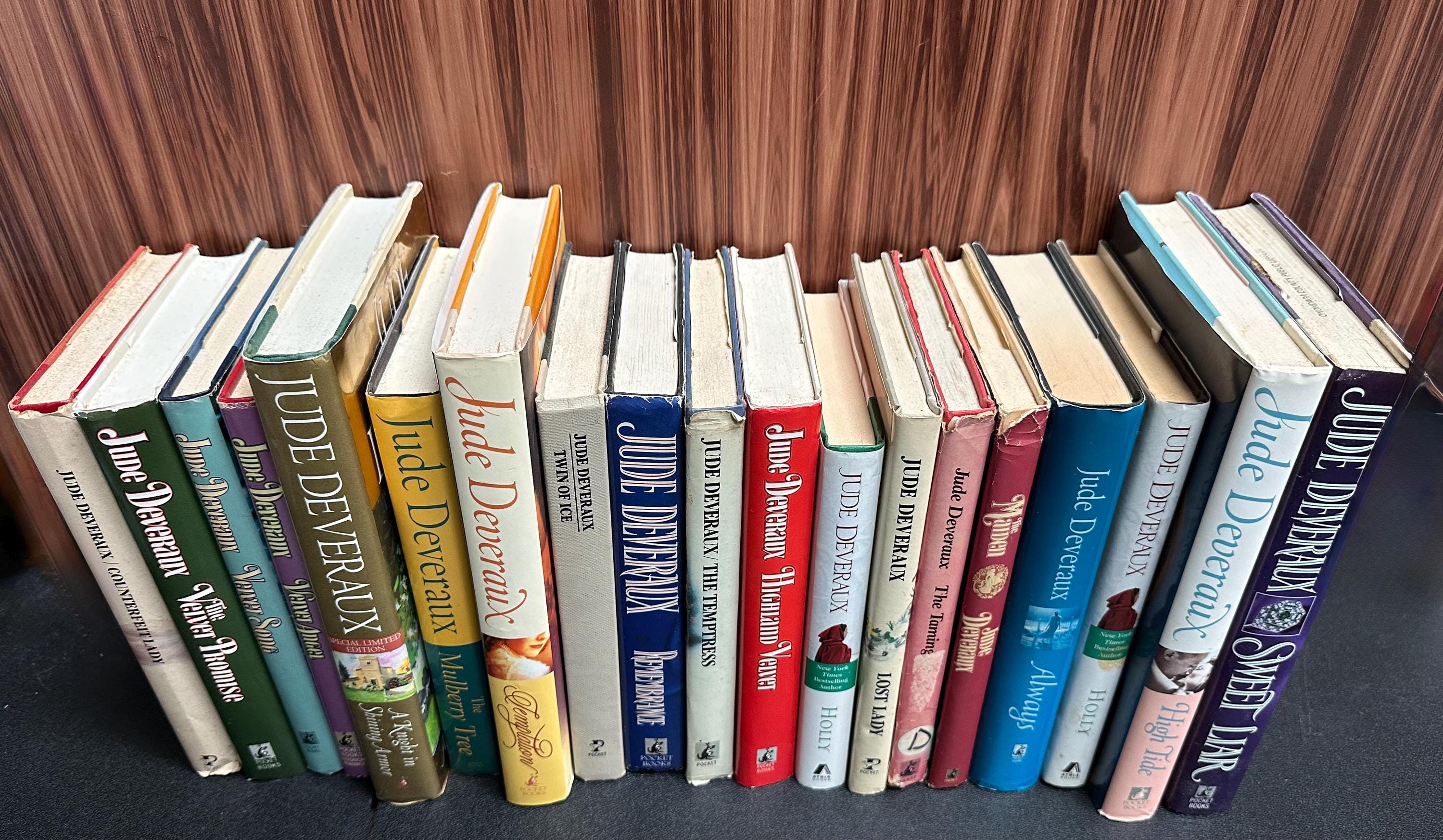 Jude Devereaux Novels, Hardcovers, Romance Books, Sold Separately