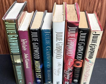 Julie Garwood Novels, Hardcovers, Romance Mystery Books, Sold Separately