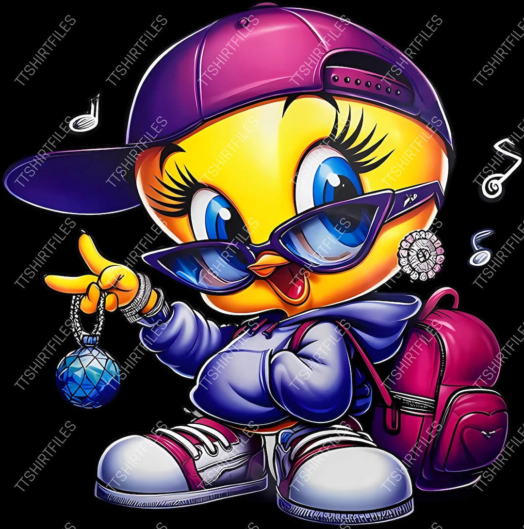 Tweety Bird T-shirt Digital Vector File Tee Shirt Graphic