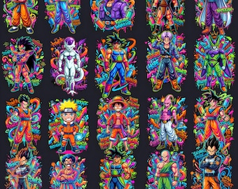 20 Cartoon T-Shirt PNG and 20 Mockup Bundle Files | Kids Character Designs | Funny Cartoon Sublimation Art | Digital 300 DPI Printable Files