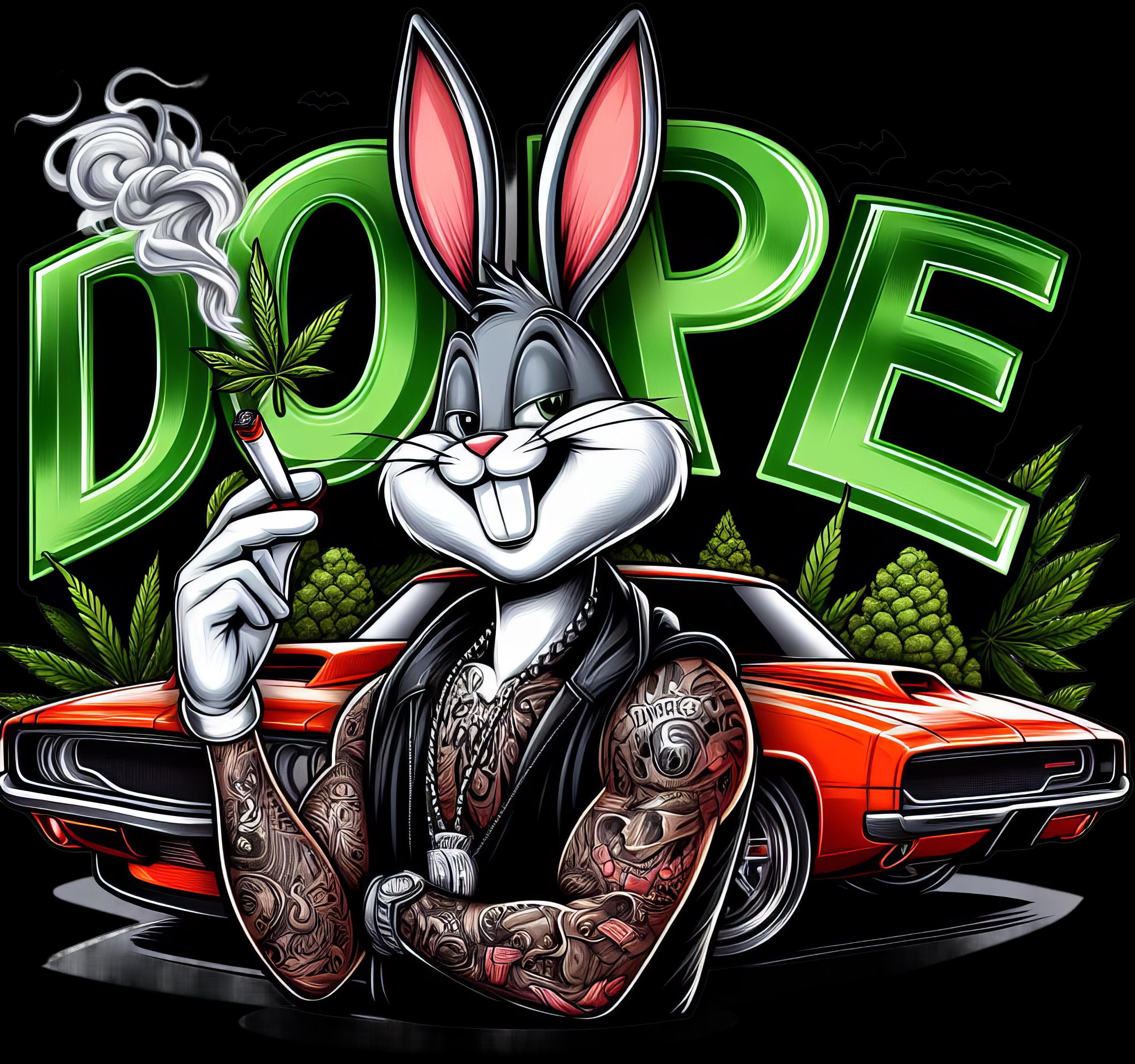 Bunny Smoking