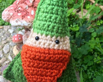 Crochet Amigurumi Forest Gnome