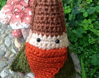 Crochet Amigurumi Forest Gnome