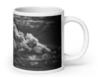 Storm Clouds - White glossy mug