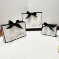 Personalized Name Gift Bags, Ribbon Tie Rope Gift Bags, Wedding Gift Bags, Custom Bridesmaid Gift Bags, Bachelorette Party Bag