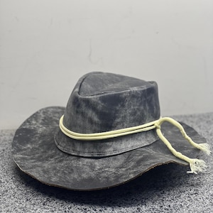 Arthur Morgan Hat -RDR2 Replica Cowboy Hat 100% Handmade Genuine Cowhid Leather, Perfect Gift for Red Dead Redemption Fans, Gift for Him