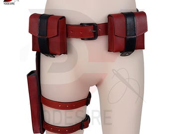 marvel daredevil belt 2 utility pouches, and Billy Club drop Marvel pouch set