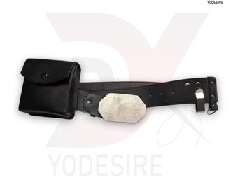 Custom Leather ROTJ Luke Skywalker Jedi Costume Belt with Saber Clip