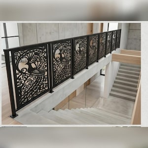 File DXF per taglio laser di pavone | Decorazione murale con pavone per taglio laser CNC | Pannello decorativo con uccello | Arte in metallo tagliata al plasma | Modello per traforo | Taglio laser