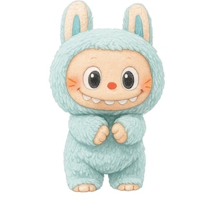 Labubu clipart- en png-bundel schattig kawaii konijn en monster ontwerpen, cartoon labubu-afbeeldingen voor sticker, sublimatie, Cricut, T-shirts, ambacht