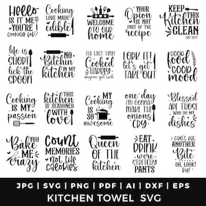 Geschirrtuch svg, Küche Designs svg, Küche Zitate, Topflappen svg, Geschirrtuch svg, Lustige Kochzitate svg, Backen svg, png, dxf