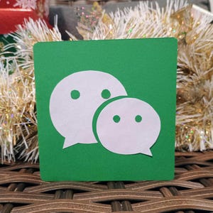 Biglietto fatto a mano per compleanno, auguri, ringraziamento e tutte le occasioni - WeChat