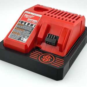 Magnetic Base for Milwaukee Battery Charger 48-59-1812 (4 - 70 pound magnets) Organizer Tool Storage Garage Toolbox Workshop Workbench