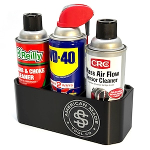 Magnetic Organizer for Consumables Parts Spray Paint Toolbox Garage Storage Holder