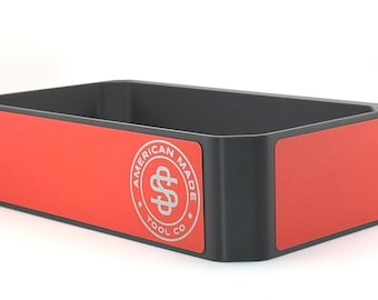 Large Magnetic Storage Container - Multiple Colors - (3-70 Pound Neodymium Magnets) Tool Parts Can Organizer - American Made-