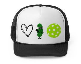 Boné Love Pickle Ball, Bonés personalizados Pickleball, Boné Pickle Ball Trucker, Marcador de pontos Pickleball, Boné Pickleballer, Presente Peace Love Pickleball