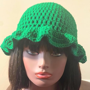 Wavy Brim Bucket Hat