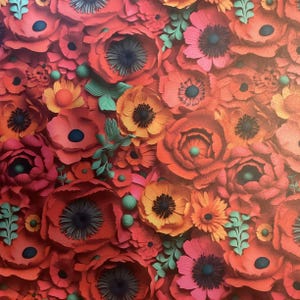 Patterned Vinyl Floral Sheets, Vinyl 12x12 Sheet, Vinyl, Tumbler Vinyl, Craft Vinyl, Floral Vinyl