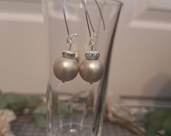 Christmas Ornament Earrings, Ornament Ball Earrings, Christmas Dangle Earrings