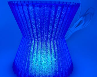 3D Printed LED Lamp: Modern Transparent Desk Light