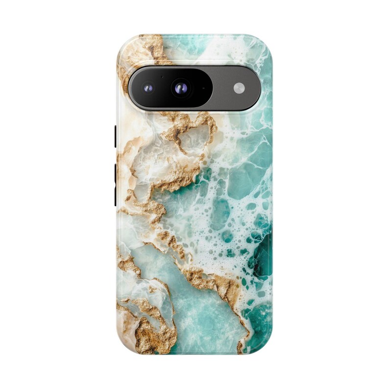 Ocean Phone Case Beach, Turquoise iPhone 15 Plus Case 14 Pro Max, Samsung S24 Ultra Tough Case Summer Vibes, s25 Ultra Case Ocean Lover Gift image 9