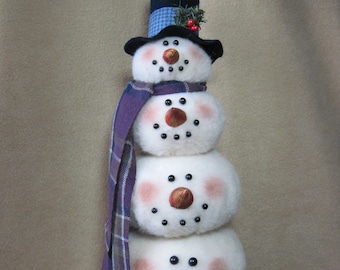 Snowman pattern:  "Snow Stack" - #499