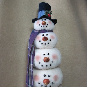 Snowman pattern:  &quot;Snow Stack&quot; - #499