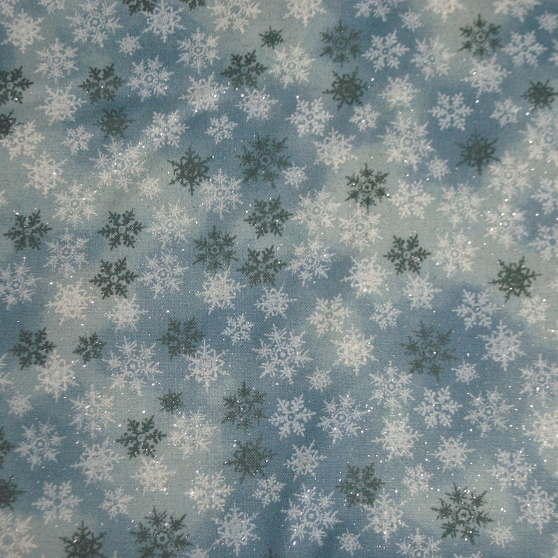 Snowflake Fabric - Etsy