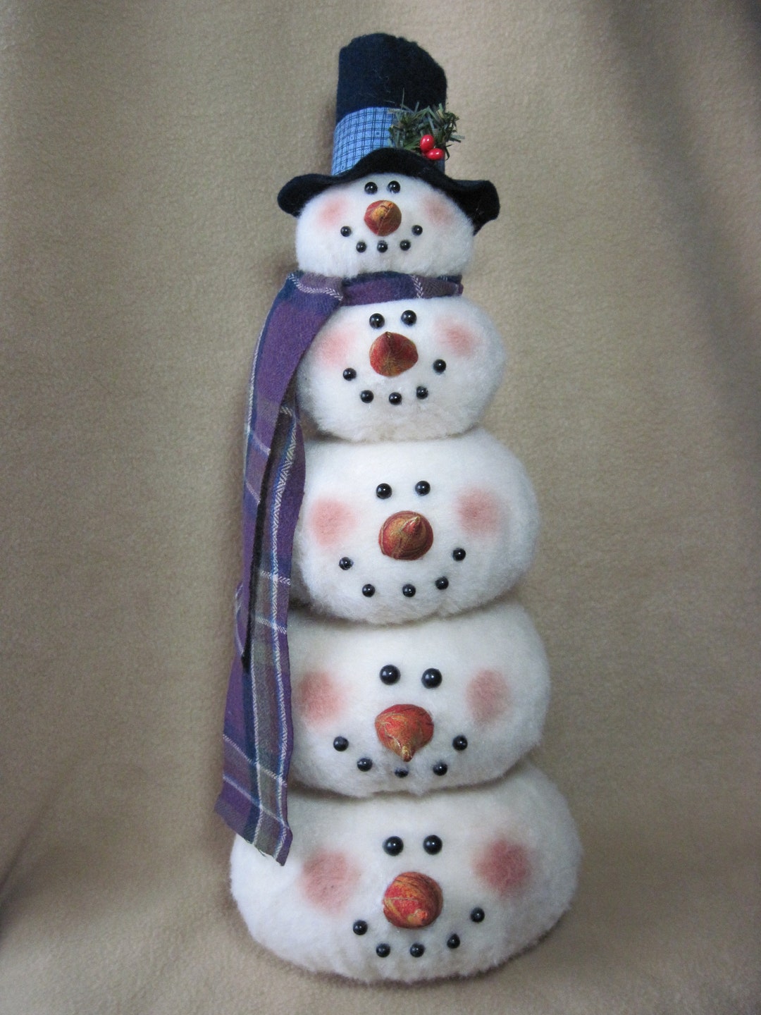 Snowman Stack Snowman Pattern:
