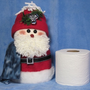 Motivo Babbo Natale: "Copri rotolo di carta igienica Babbo Natale" - #408
