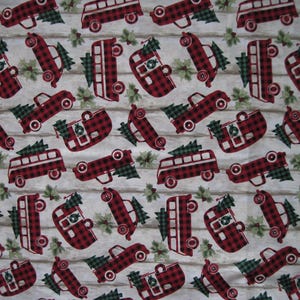 Red Truck Fabric