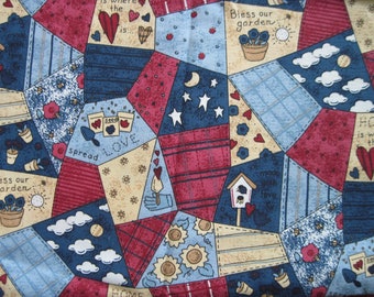 Garden Patchwork Fabric