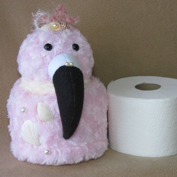 Pink Flamingo Toilet Paper Holder - Etsy