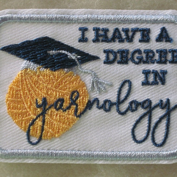 Iron-On Applique' - I Have a Degree in Yarnology