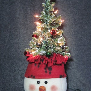 Snowman pattern:  &quot;Snowman Tree-on-Top&quot; - #648