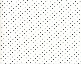 Moda Essential Dots White Peony from Moda Fabrics