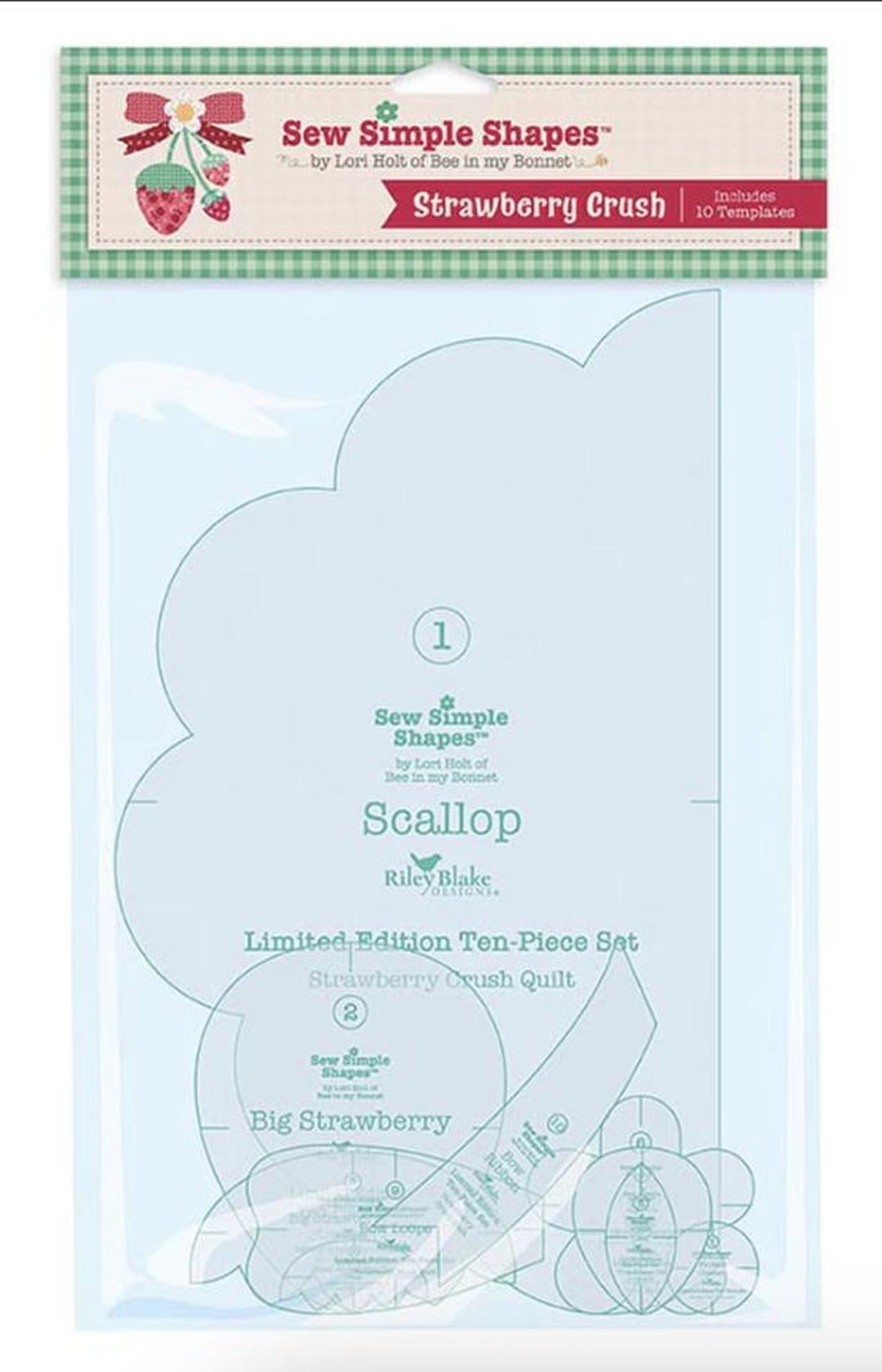 Sage Simple Shape Berry & Sage Sew Simple Shapes by Lori Holt for Riley Blake Designs - Etsy
